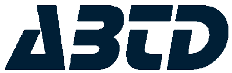 Um logotipo azul com a palavra dbda.