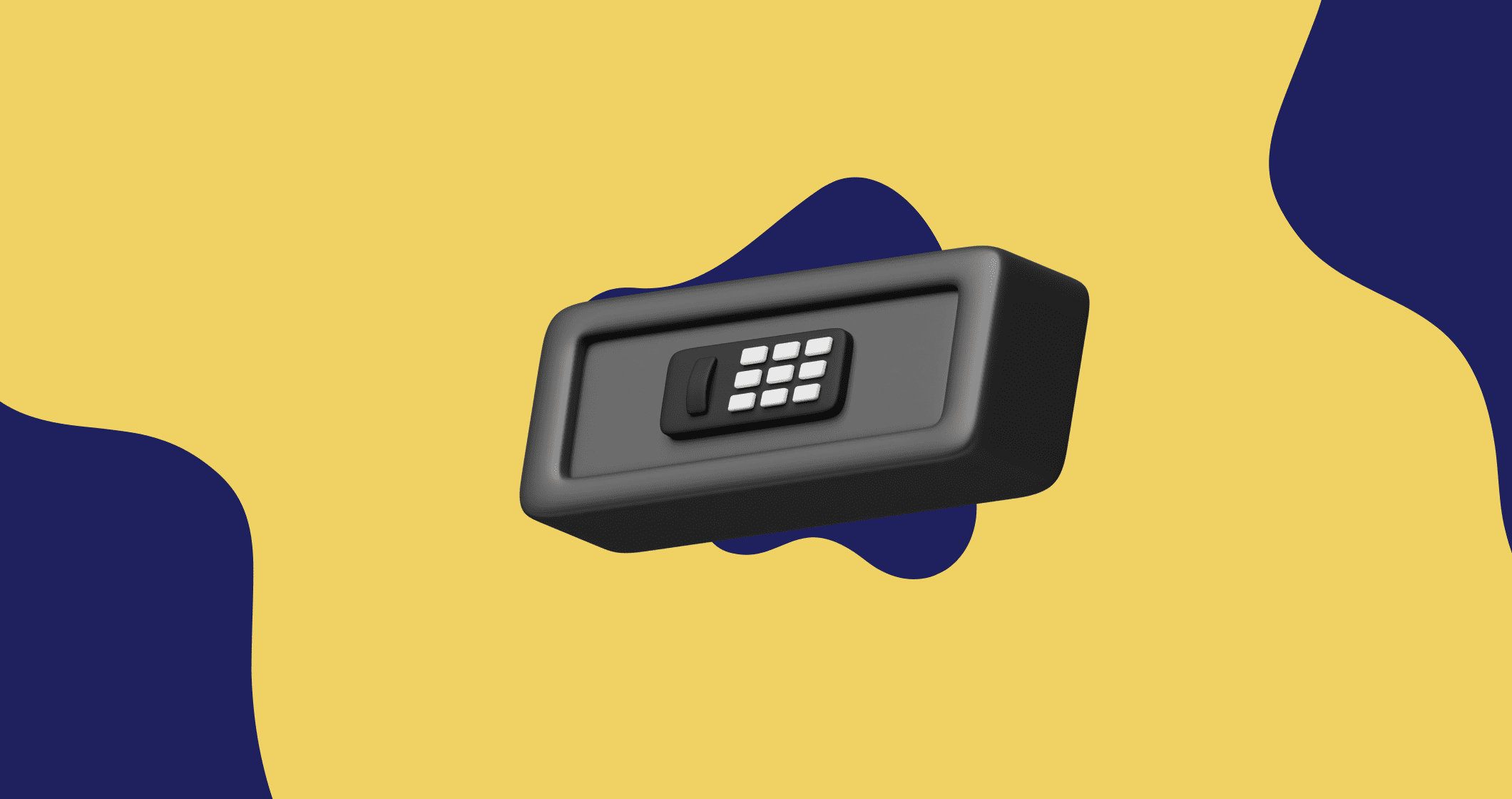Um fundo amarelo com um telefone preto.